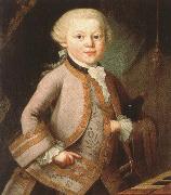 antonin dvorak mozart at the age of six in court dress, painted p a lorenzoni china oil painting reproduction